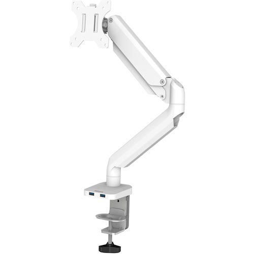 Fellowes Platinum Mounting Arm for Monitor - White - 1 Display(s) Supported - 32" Screen Support - 17.60 lb Load Capacity - 1 Each