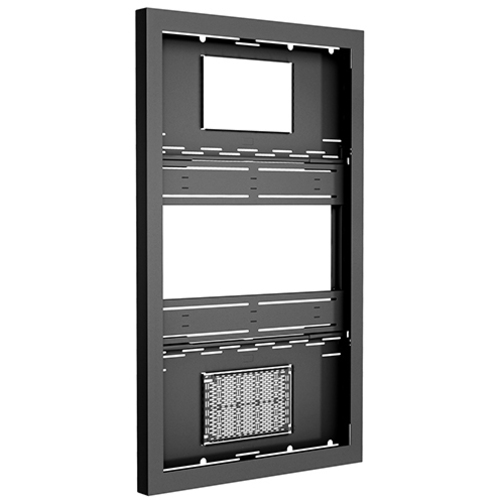 Chief Impact On-Wall Kiosk - Portrait - White - For 70" Monitors