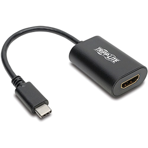 Tripp Lite by Eaton USB-C to HDMI 4K 60Hz Adapter - 1 Pack - 1 x USB Type C USB 3.1 (Gen 1) USB Male - 1 x HDMI Digital Audio/Video Female - Black
