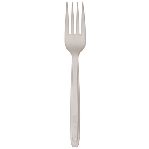 Eco-Products Cutlerease Dispensable Forks - 960/Carton - Fork - 1 x Fork - White - TAA Compliant