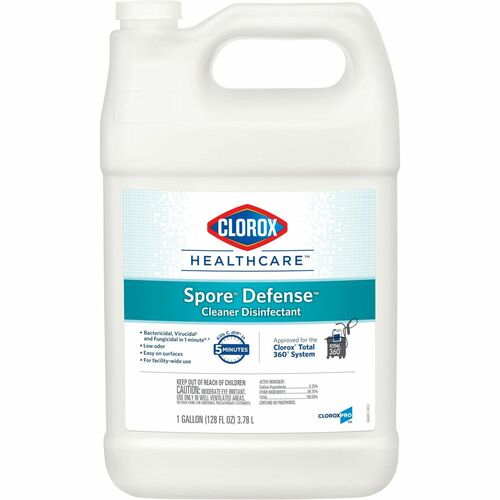 Clorox Healthcare Spore Defense Cleaner Disinfectant Refill - Ready-To-Use - 128 fl oz (4 quart)Bottle - 1 Each - Low Odor, Antibacterial - White