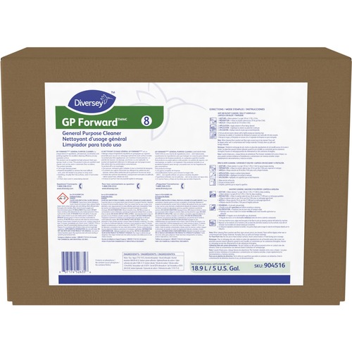 Diversey General Purpose Concentrated Cleaner - Concentrate - 640 fl oz (20 quart) - Citrus Scent - 1 Each - Green