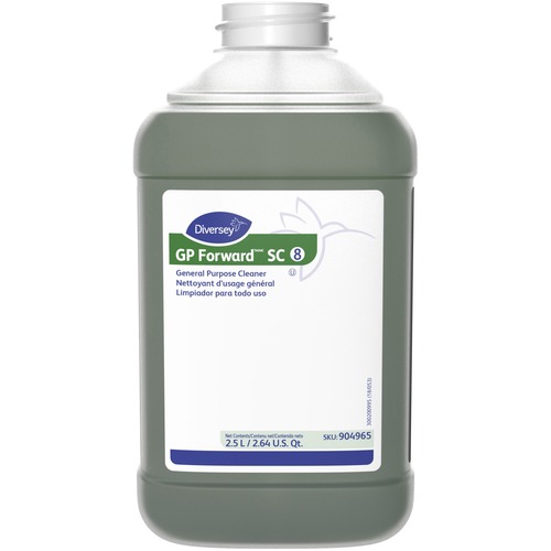 Diversey General Purpose Concentrated Cleaner - Concentrate - 84.5 fl oz (2.6 quart) - Citrus Scent - 2 / Carton - Green