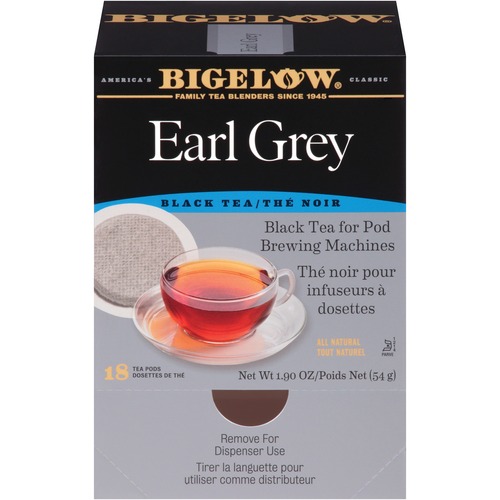 Bigelow Earl Grey Black Tea Bag - 1.9 oz - 108 Teabag - 18 / Box