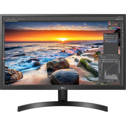 LG 27UK500-B 27" Class 4K UHD LCD Monitor - 16:9 - Black - 27" Viewable - In-plane Switching (IPS) Technology - 3840 x 2160 - 1.07 Billion Colors - FreeSync - 300 Nit Typical, Minimum - 5 ms - GTG (Fast) Refresh Rate - HDMI - DisplayPort