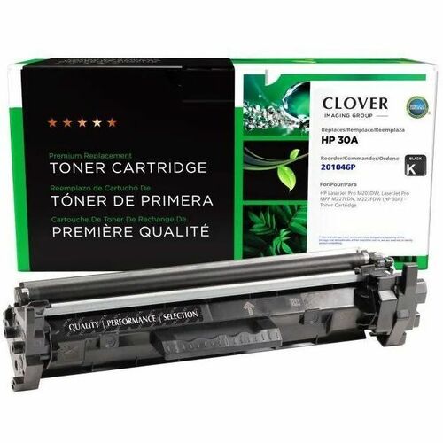 CIG 201046P Remanufactured Standard Yield Laser Toner Cartridge - Single Pack 30, 30A (30A (CF230A)) - Black - 1 Each - 1600 Pages
