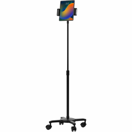 CTA Digital Universal Quick Connect Floor Stand - Up to 13" Screen Support - 7.10" (180.34 mm) Width x 7.10" (180.34 mm) Depth - Floor - Black