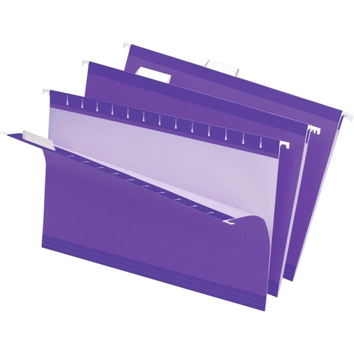 TOPS Legal Hanging Folder - 8 1/2" x 14" - Fiber - Purple - 25 / Box