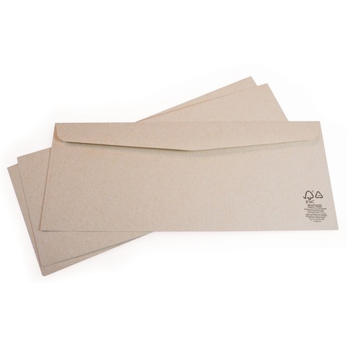 Kraft Envelope - #10 - 9.5" W x 4 1/8" L - 24 lb - 500 / Box