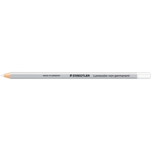 Staedtler Non-Permanent Omnichrom 108 Dry Marker, Non-Permanent - White Lead - 1 Each - Colored Pencils - STD1080