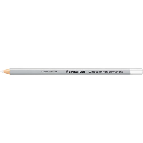 Staedtler Non-Permanent Omnichrom 108 Dry Marker, Non-Permanent - White Lead - 1 Each