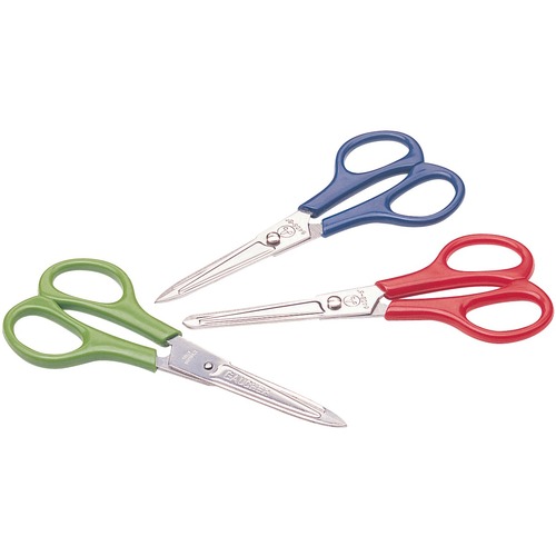 Westcott 6" Lefty Semi-Sharp Scissors - Left - Stainless Steel - Green - 1 Each = ACM11127