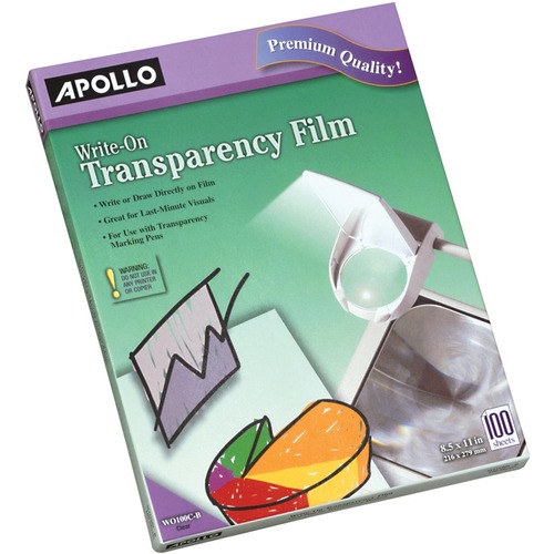 Apollo, Transparency Film, EMPTY, 100 / Box