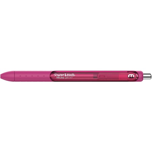 Paper Mate InkJoy® Gel Retractable Ballpoint Pens - 0.7 mm Pen Point Size - Retractable - Pink Gel-based Ink - 1 Each = PAP1953513