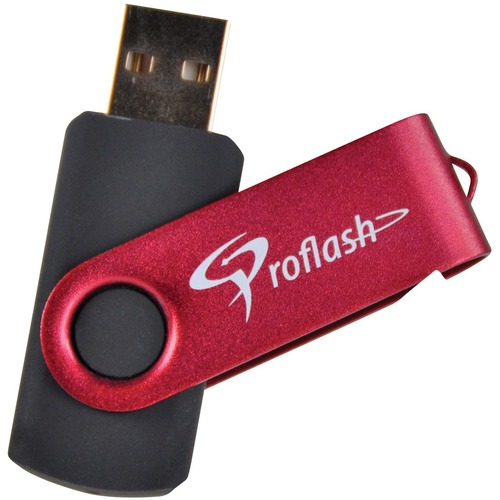 Proflash FlipFlash Flash Drive - 32 GB - USB 2.0 - Assorted - 1 Each