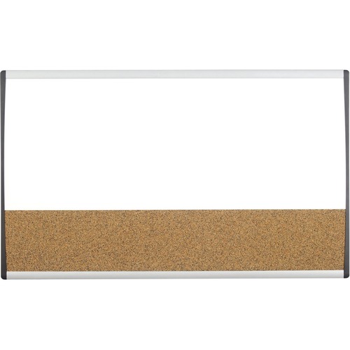 ACCO Cubicle Combination Board, 18" x 30" - Self-healing, Fade Resistant, Crumble Resistance, Flexible, Mounting System, Magnetic, Lightweight, Dual Purpose - Aluminum Frame - 1 Each - 18" (457.20 mm) x 30" (762 mm)