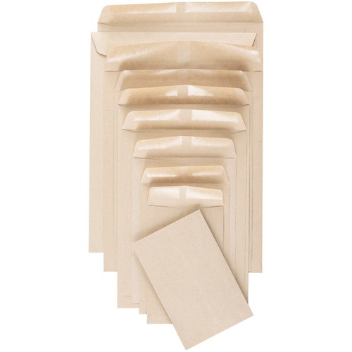 Recycled Kraft Envelope - #2 - 4.25" W x 2.5" L - 24 lb - 1000 / Box - Natural - Business Envelopes - SPX109454