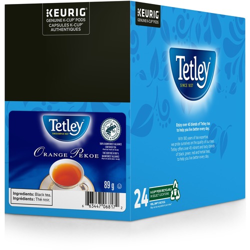 Tetley® Tea K-Cup - Compatible with Keurig Brewer - 24 / Box