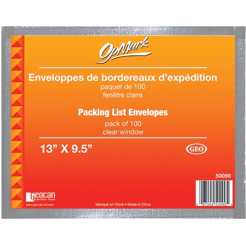 Enveloppe pour bordereaux d'exp&eacute;dition - Geocan