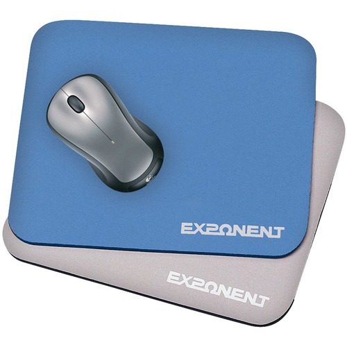 Exponent World Mouse Pad - Textured - Blue - Foam - 1 Pack - Mouse Pads - EXM52102