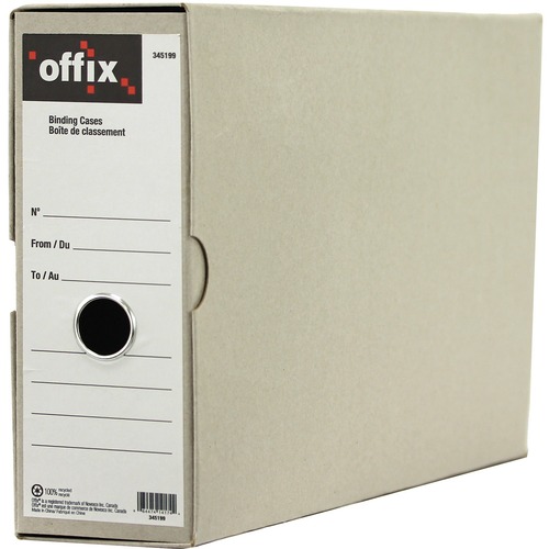 Offix Legal Recycled Box File - 8 1/2" x 14" - 100% Recycled - 6 / Pack = NVX345199