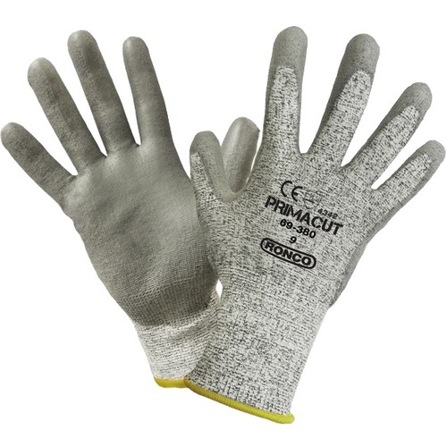 PrimaCut Work Gloves - Polyurethane Coating - 7 Size Number - Small Size