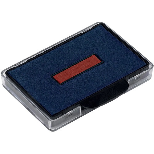 Trodat 6/56 Replacement Stamp Pad - 1 Each - Blue, Red Ink = TRO72809