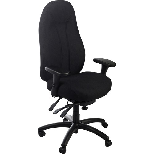 Martini Operator Executive Chair - High Back - Black - Fabric - Armrest - 1 Each = GLB576660