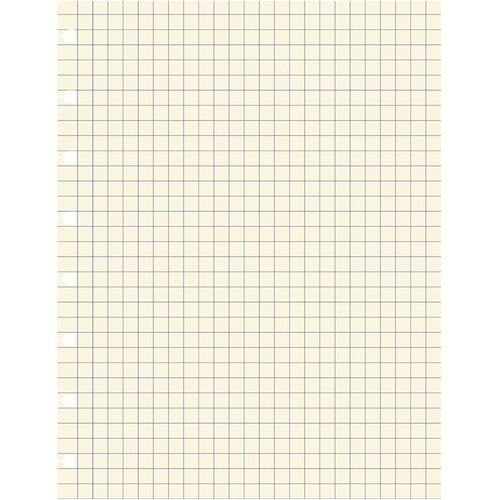 Filofax Refills - Quad Ruled - Folio - 10 7/8" x 8 1/2" - Cream Paper - 32 / Pack