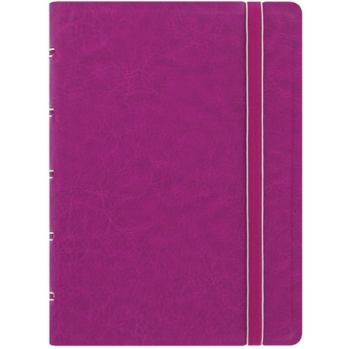 Filofax Refillable Notebook - 56 Sheets - Twin Wirebound - Ruled - Cream Paper - Refillable, Elastic Closure, Storage Pocket, Page Marker, Indexed - Recycled - 1Each -  - BLIB115005U