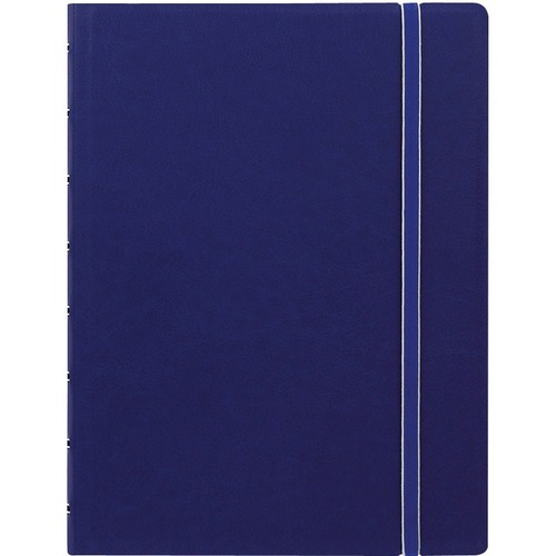 Filofax Refillable Notebook - 56 Sheets - Twin Wirebound - Ruled Margin - 9 1/4" x 7 1/4" - Cream Paper - Refillable, Elastic Closure, Storage Pocket, Page Marker, Indexed - Recycled - 1 Each = BLIB115903U