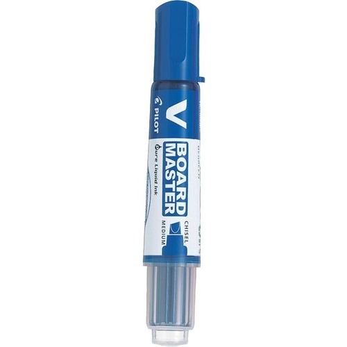 BeGreen V Board Master Dry Erase Whiteboard Marker - Chisel Marker Point Style - Refillable - Blue - 1 Each - Dry Erase Markers - PIL778183