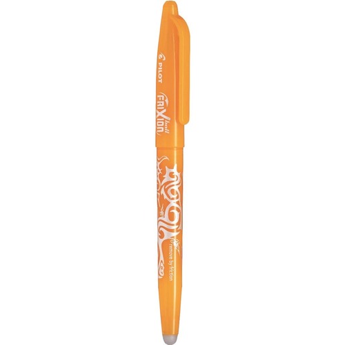 Pilot FriXion Ball Erasable Gel Rollerball Pen - 0.7 mm Pen Point Size - Refillable - Apricot Thermosensitive Gel Ink Ink - Rubber Tip - 12/BOX