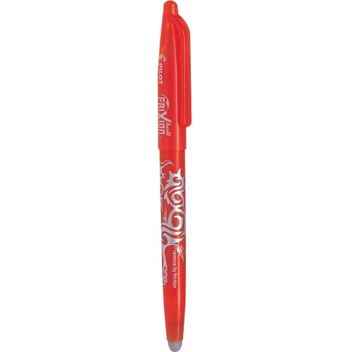 Pilot FriXion Ball Erasable Gel Rollerball Pen - 0.7 mm Pen Point Size - Refillable - Orange Thermosensitive Gel Ink Ink - Rubber Tip - 1 Each
