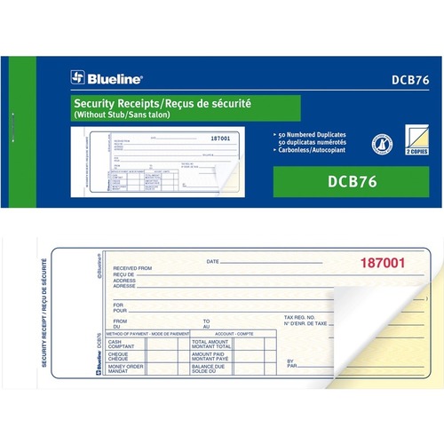 Re&ccedil;us de s&eacute;curit&eacute; - Blueline