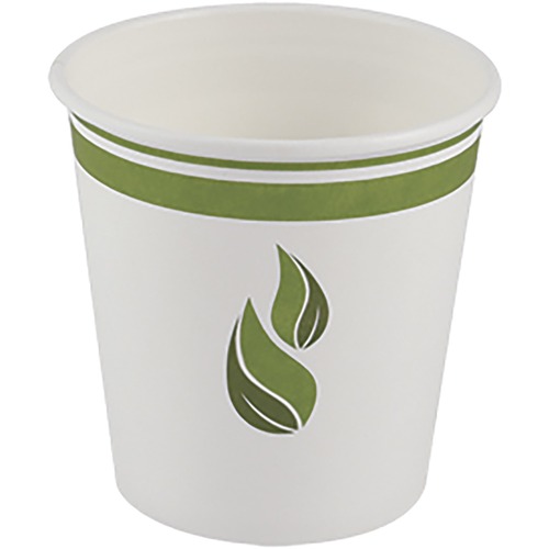 Eco Guardian 10 oz Compostable PLA Lined Hot Drink Paper Cups - 10 fl oz - 50 / Pack - Paper, Polylactic Acid (PLA) - Hot Drink, Cold Drink, Beverage, Restaurant, Coffee Shop, Breakroom, Lobby = EGU587972