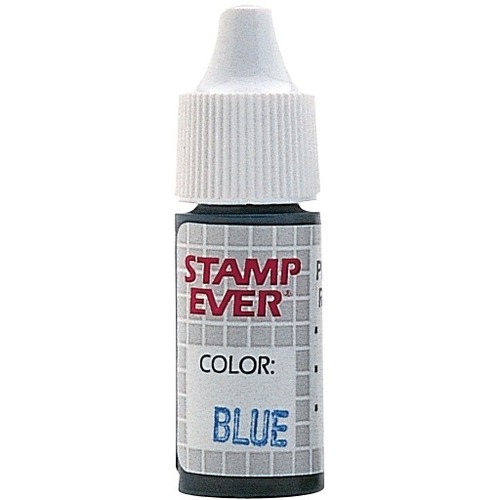 Derome Stamp Pad Ink 7ml Blue - 1 Each - Blue Ink - 7 mL