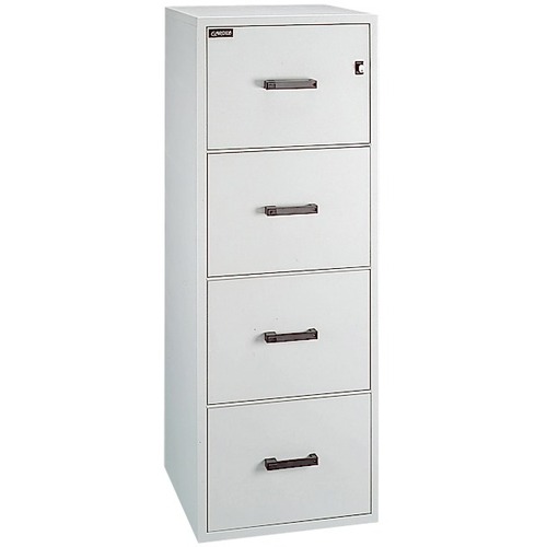 Gardex Classic GF-25-4 File Cabinet - 19.8" x 25" x 54" - 4 x Drawer(s) - 9.53" (242 mm) Drawer Height 15" (381 mm) Drawer Width 20" (508 mm) Drawer Depth - Legal - Vertical - Fire Resistant, Ball-bearing Suspension, Locking System, Scratch Resistant, Dur - Insulated File Cabinets - GDXGF254PU