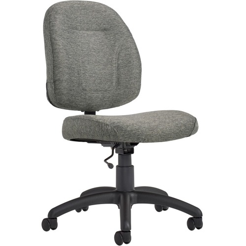 Offices To Go Part-Time | Armless Task Chair - Fabric Seat - Fabric Back - Black - 1 Each = GLB315754