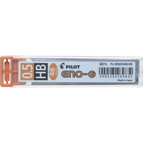 Pilot Eno Pencil Refill - 0.5 mm Point - B - Strong, Smooth Writing - 48 / Pack
