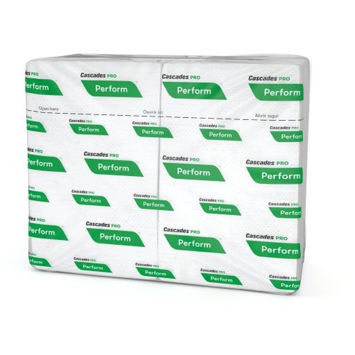 Cascades PRO Perform™ Interfold Napkins - 1 Ply - White - Foldable - 188 / Pack - Paper Napkins - CSDT410