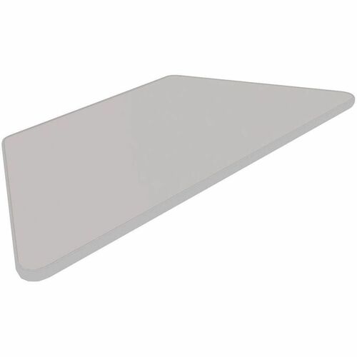 Star Tucana Conference Table - Trapezoid Top - 1" Table Top Thickness - Gray - Polyvinyl Chloride (PVC) = HTW440206