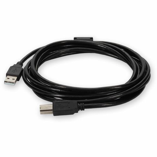 AddOn 3m USB 2.0 (A) Male to USB 2.0 (B) Male White Cable - 9.8 ft USB Data Transfer Cable for Notebook, PC, USB Charger, Printer, Scanner, USB Hub - First End: 1 x USB 2.0 Type A - Male - Second End: 1 x USB 2.0 Type B - Male - White - 1