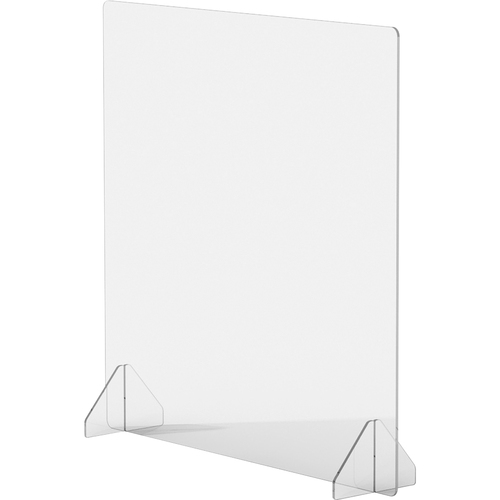 Lorell Social Distancing Barrier - Clear - Acrylic