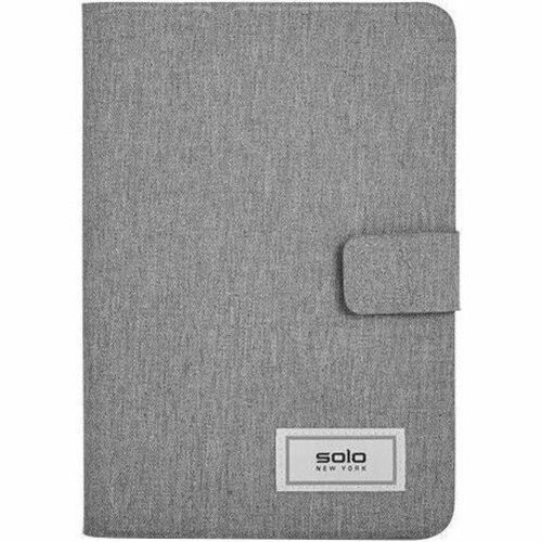 Solo Re:think Carrying Case for 8.5" to 11" Tablet - Heather Gray - Polyethylene Terephthalate (PET) Body - 9.3" Height x 12" Width x 1.3" Depth