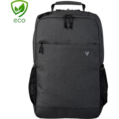 V7 Elite Carrying Case (Backpack) for 14" to 14.1" Notebook - Gray - Weather Resistant, Moisture Resistant - Fabric, Foam Body - Shoulder Strap, Trolley Strap