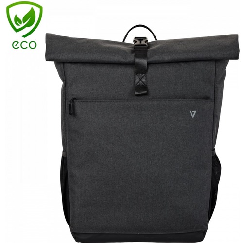 V7 Elite Carrying Case (Backpack) for 15.6" to 16" Notebook - Gray - Weather Resistant, Moisture Resistant - Foam, Fabric Body - Shoulder Strap, Trolley Strap