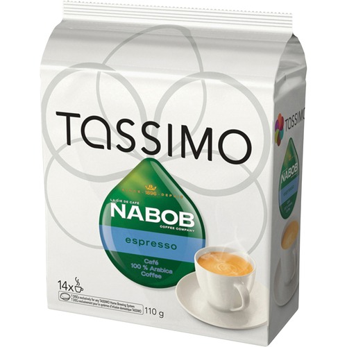 Elco Pod Tassimo Singles Nabob Espresso Coffee - Compatible with Tassimo Brewer - 3.9 oz - 14 / Pack