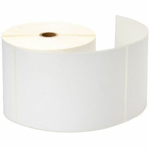 Brother 4in x 6in White Polypropylene Direct Thermal Label, Die Cut Roll - x 4" (101.60 mm) Width x 6" (152.40 mm) Length - Roll - Permanent Acrylic Adhesive - Direct Thermal, Thermal - Matte - White - Polypropylene - 490 / Roll - 8 / Roll