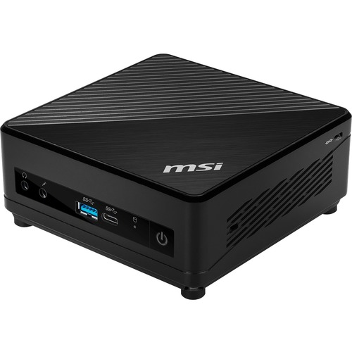 MSI Cubi 5 Cubi 5 10M-064US Desktop Computer - Intel Core i7 10th Gen i7-10510U - 16 GB - 512 GB SSD - Mini PC - Black - Windows 10 Pro - Intel HD Graphics 620 DDR4 SDRAM - IEEE 802.11ac - 65 W